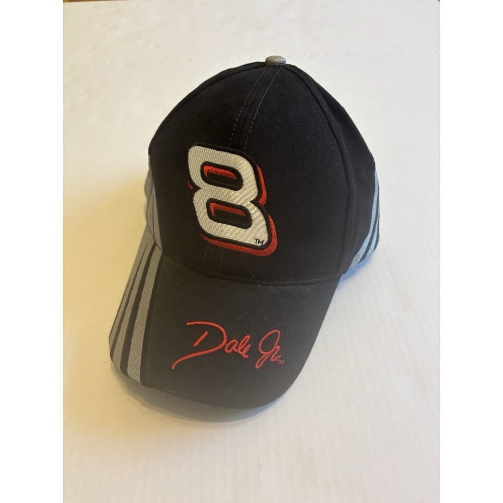 Chase Authentic Dale Earnhardt Jr #8 Budweiser Adjustable Cap Black/Silver